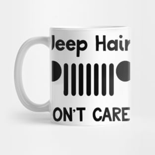 Jeep Hair Don't Care! (black) Mug